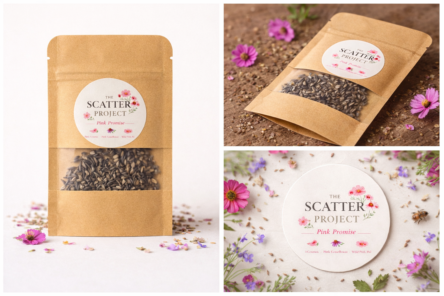Pink Promise — Wildflower Scatter Pack