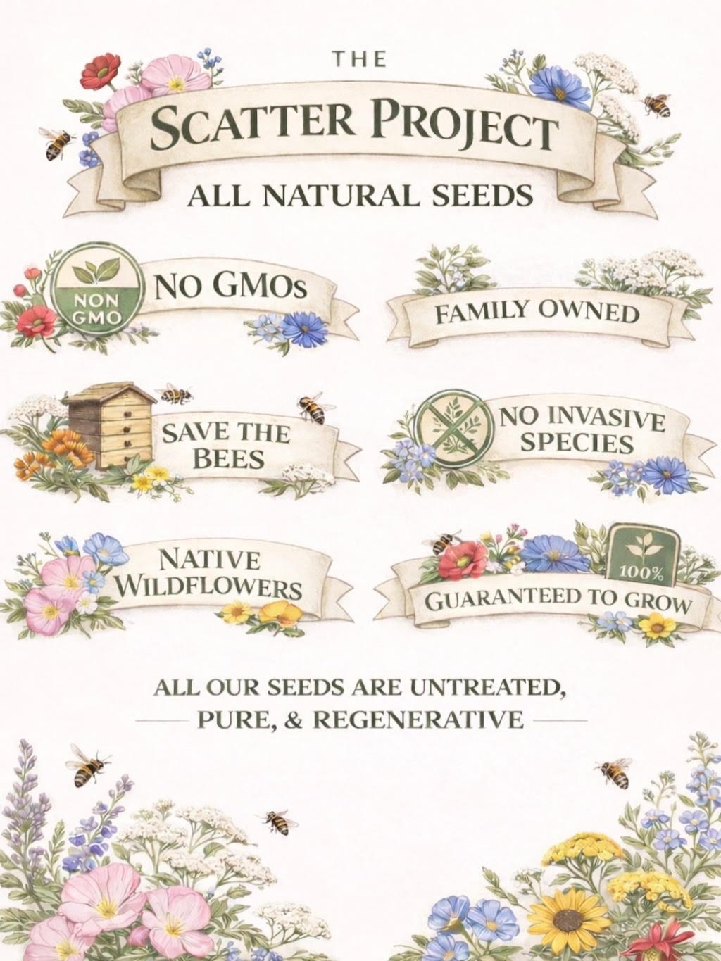 Freedom Fields — Wildflower Scatter Pack